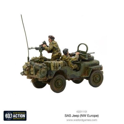 Zoom bild av SAS Jeep (NW Europe) 28mm Bolt Action Warlord Games