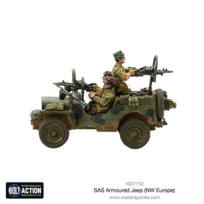 Zoom bild av SAS Armoured Jeep (NW Europe) 28mm