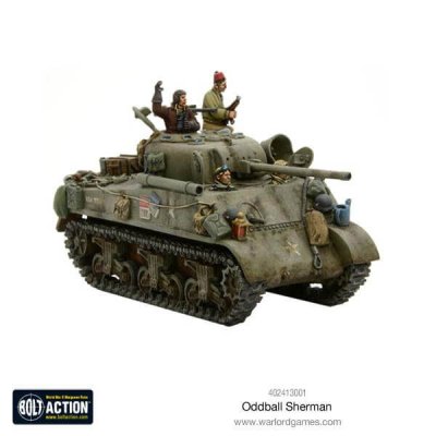 402413001 Oddball Sherman Warlord Games Bolt Action