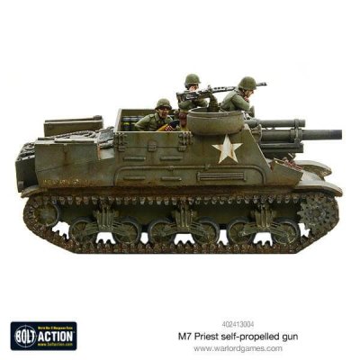 Zoom bild av M7 Priest self-propelled gun 28mm