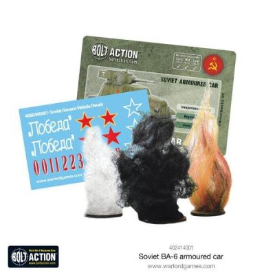 Zoom bild av Decal sheet, Vehicle damage markers, Bolt Action Stat card