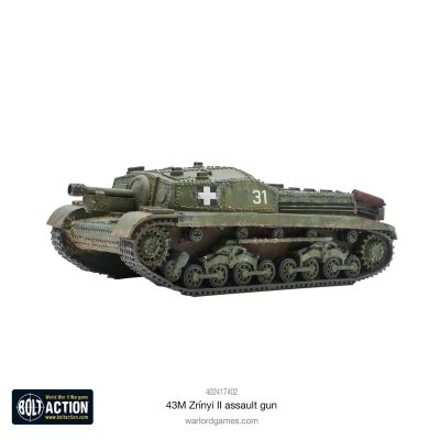 Zoom bild av 402417402 Hungarian 43M Zrinyi II Assault Gun Tank 28mm Bolt Action