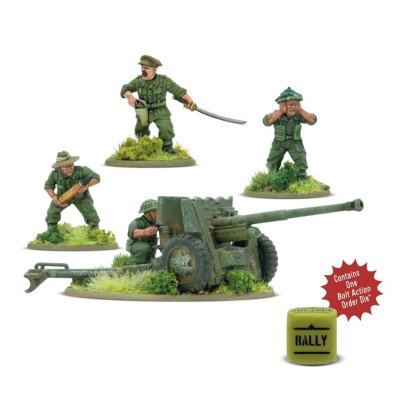 Zoom bild av 402611006 Gurkha 6-pounder anti-tank gun 28mm Bolt Action Warlord Games