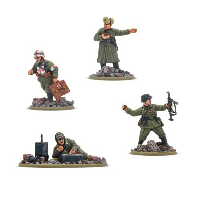 Zoom bild av German Veteran Infantry Medic, Radio Operator, Officer and NCO 28mm Bolt Action