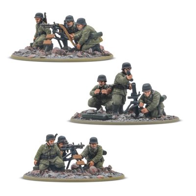 Zoom bild av German Veteran Infantry Medium Machine Gun and Medium Mortar Teams 28mm Bolt Action