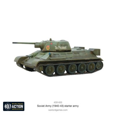 Zoom bild av T-34/76 medium tank 28mm Bolt Action