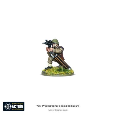 Zoom bild av War Photographer 28mm Bolt Action (Special Edt Miniature)