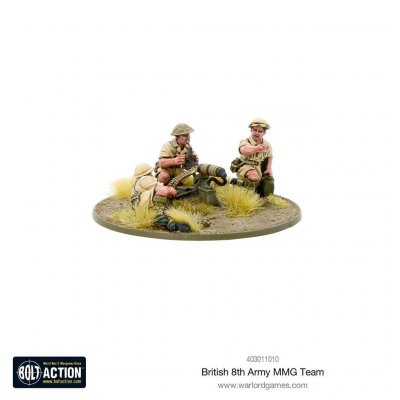 8th Army MMG Team 28mm Bolt Action Warlord Games