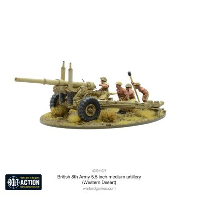 Zoom bild av British 8th Army 5.5 inch medium artillery (Western Desert)
