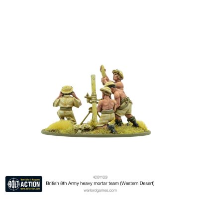 Zoom bild av British 8th Army heavy mortar team 28mm