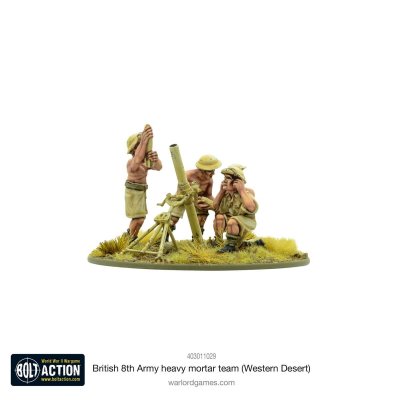 Zoom bild av British 8th Army heavy mortar team (Western Desert)