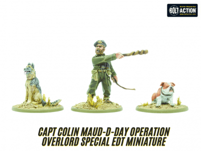 Capt Colin Maud, RN Beach Master (Special Edt Miniature) 28mm Bolt Action Warlord Games