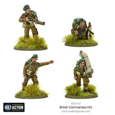 British Commandos HQ 28mm Bolt Action Warlord Games