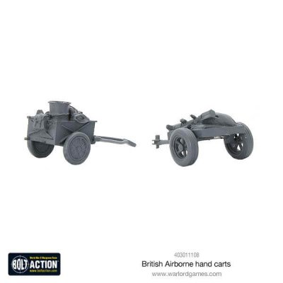 Zoom bild av 403011108 British Airborne Hand Carts 28mm Bolt Action Warlord Games