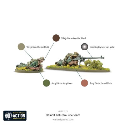 Zoom bild av Chindit anti-tank rifle team 28mm