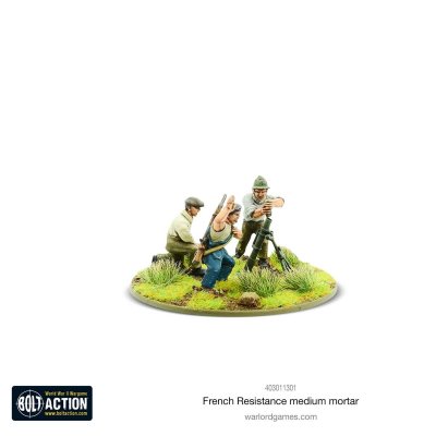 Zoom bild av French Resistance Medium Mortar team 28mm