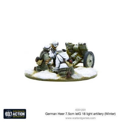 Zoom bild av German Heer 7,5cm leIG 18 light artillery (Winter)