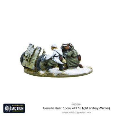 Zoom bild av German Heer 7,5cm leIG 18 light artillery (Winter)