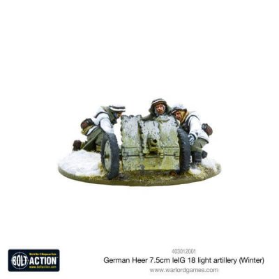 Zoom bild av German Heer 7,5cm leIG 18 light artillery (Winter)