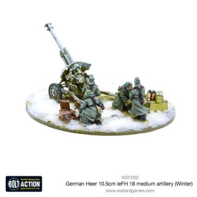 Zoom bild av German Heer 10.5cm leFH 18 medium artillery (Winter)