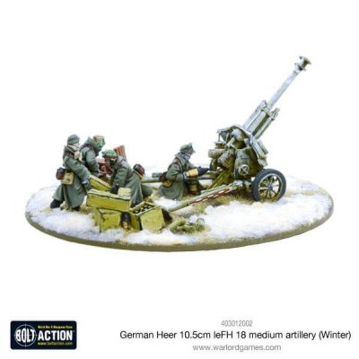 Zoom bild av German Heer 10.5cm leFH 18 medium artillery (Winter)