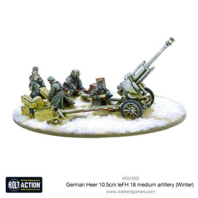 Zoom bild av German Heer 10.5cm leFH 18 medium artillery (Winter)
