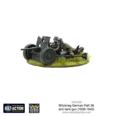 Zoom bild av Blitzkrieg German Pak 36 Anti-Tank Gun