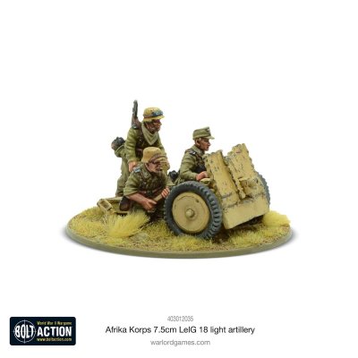 Zoom bild av Afrika Korps 7.5cm LeIG 18 Light Artillery