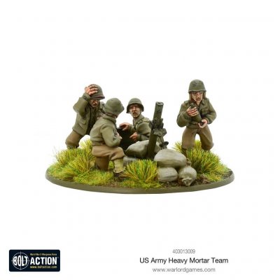 US Army heavy mortar team 28mm Bolt Action Warlord Games