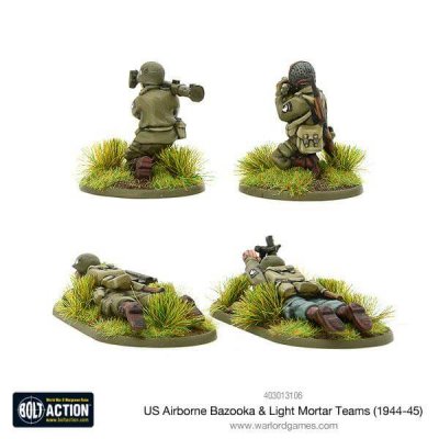 Zoom bild av US Airborne Bazooka & light mortar teams (1944-45)