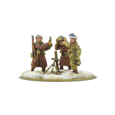 Zoom bild av 403013125 US Airborne (Winter) Medium Mortar Team 28mm Bolt Action Warlord Games