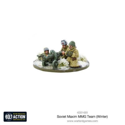 Zoom bild av Soviet Maxim MMG team (Winter)