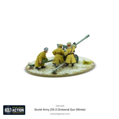 Zoom bild av Soviet ZIS-3 divisional gun (Winter) 28mm Bolt Action