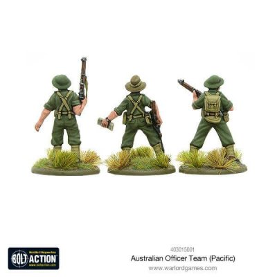 Zoom bild av Australian Officer Team (pacific) 28mm Bolt Action