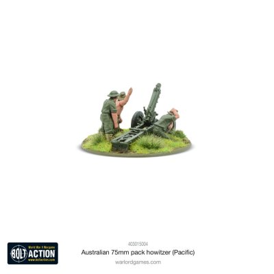 Zoom bild av Australian 75mm pack howitzer (Pacific) 28mm Bolt Action
