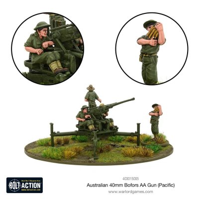 Zoom bild av Australian 40mm Bofors AA gun (Pacific) 28mm