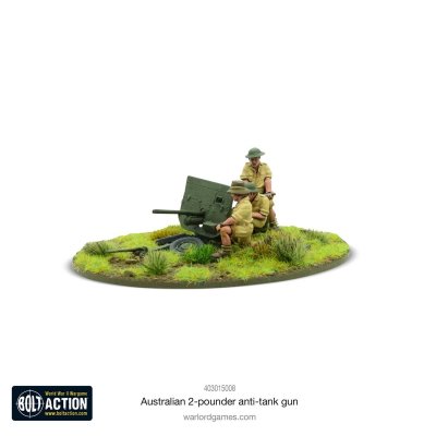 Zoom bild av 403015008 Australian 2-pdr light anti-tank gun (Pacific) 28mm Bolt Action