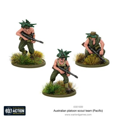 Zoom bild av 403015009 Australian platoon scout team (Pacific) 28mm Bolt Action Warlord Games
