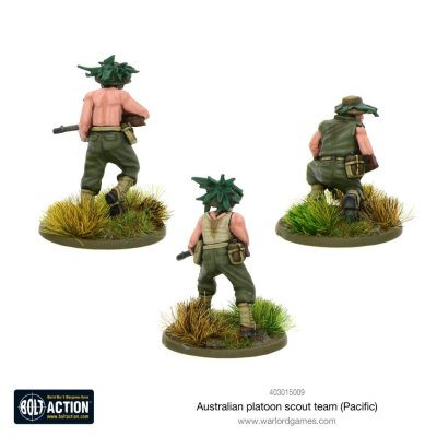 Zoom bild av Australian platoon scout team (Pacific) 28mm Bolt Action