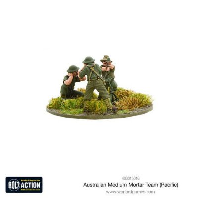 Zoom bild av 403015016 Australian medium mortar team (Pacific) 28mm Warlord Games