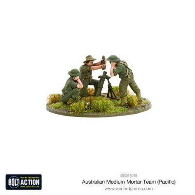 Zoom bild av Australian medium mortar team (Pacific) Bolt Action 28mm