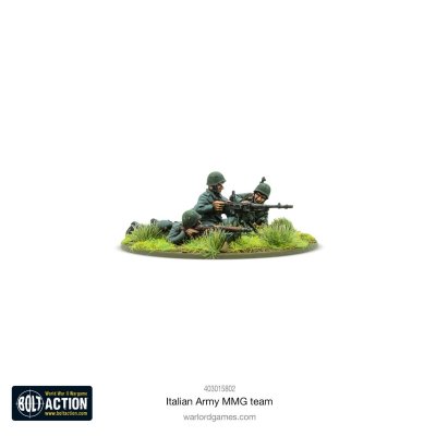 Zoom bild av Italian Army MMG team 28mm Bolt Action Warlord Games