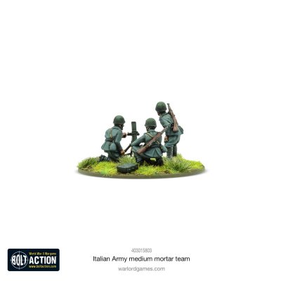 Zoom bild av 403015803 Italian Army medium mortar team 28mm Bolt Action Warlord Games