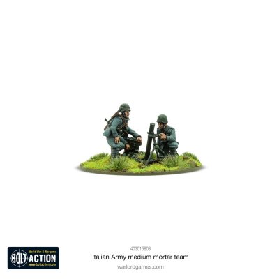 Zoom bild av Italian Army medium mortar team 28mm Bolt Action Warlord Games