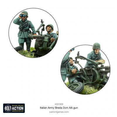 Zoom bild av Italian Army Breda 2cm AA gun