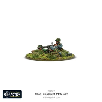 Zoom bild av Italian Paracadutisti MMG team 28mm