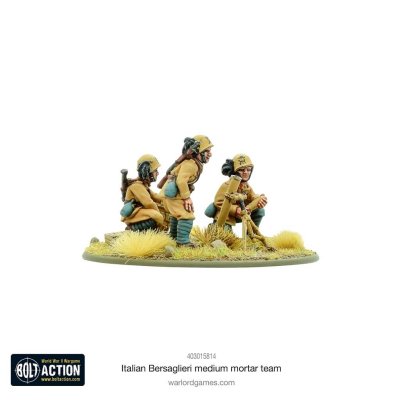 Zoom bild av Italian Bersaglieri medium mortar team 28mm