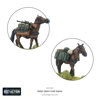 Zoom bild av Italian Alpini Mule Teams 28mm