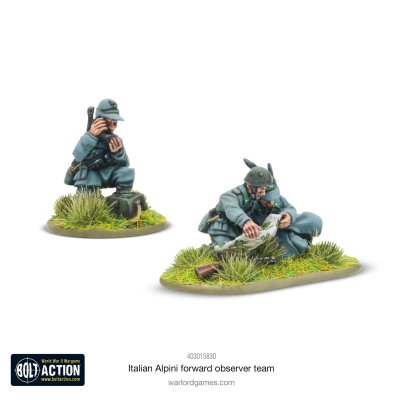 Zoom bild av 403015830 Italian Alpini Forward Observer Team 28mm Bolt Action
