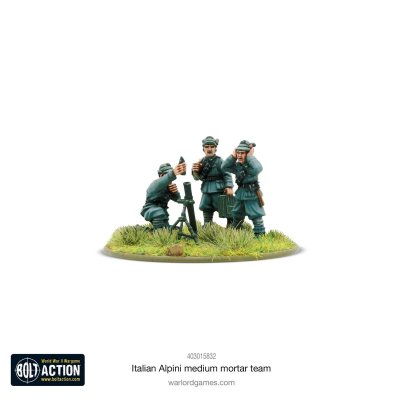 Zoom bild av Italian Alpini Medium Mortar team